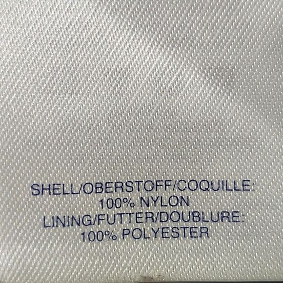 Lands Ends Windbreaker Jacket For Women Size Medium Black Hooded Elastic Waist - Picture 14 of 16